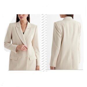 Express Double Breasted Corsage Blazer Size XL